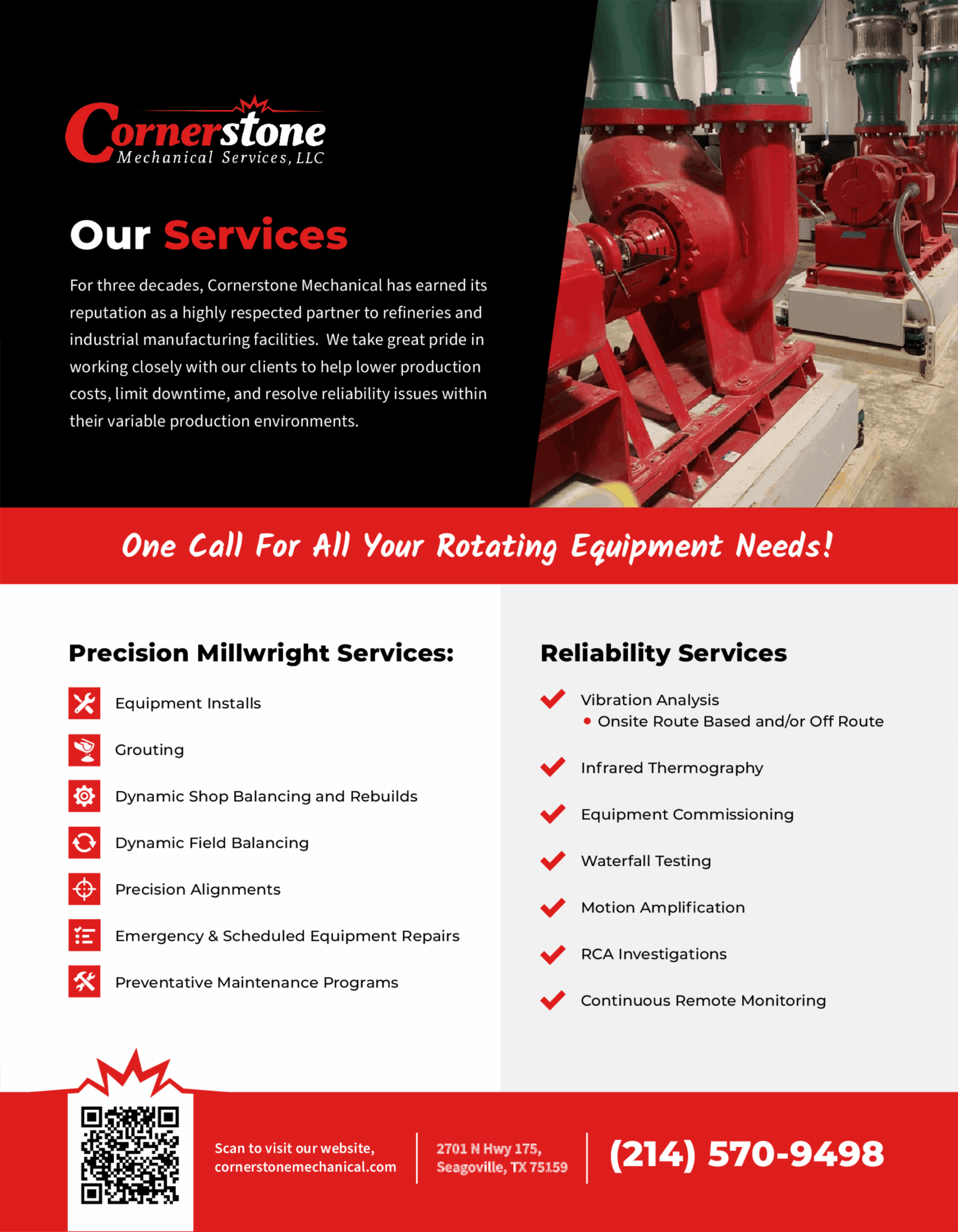 Cornerstone's Services Overview
