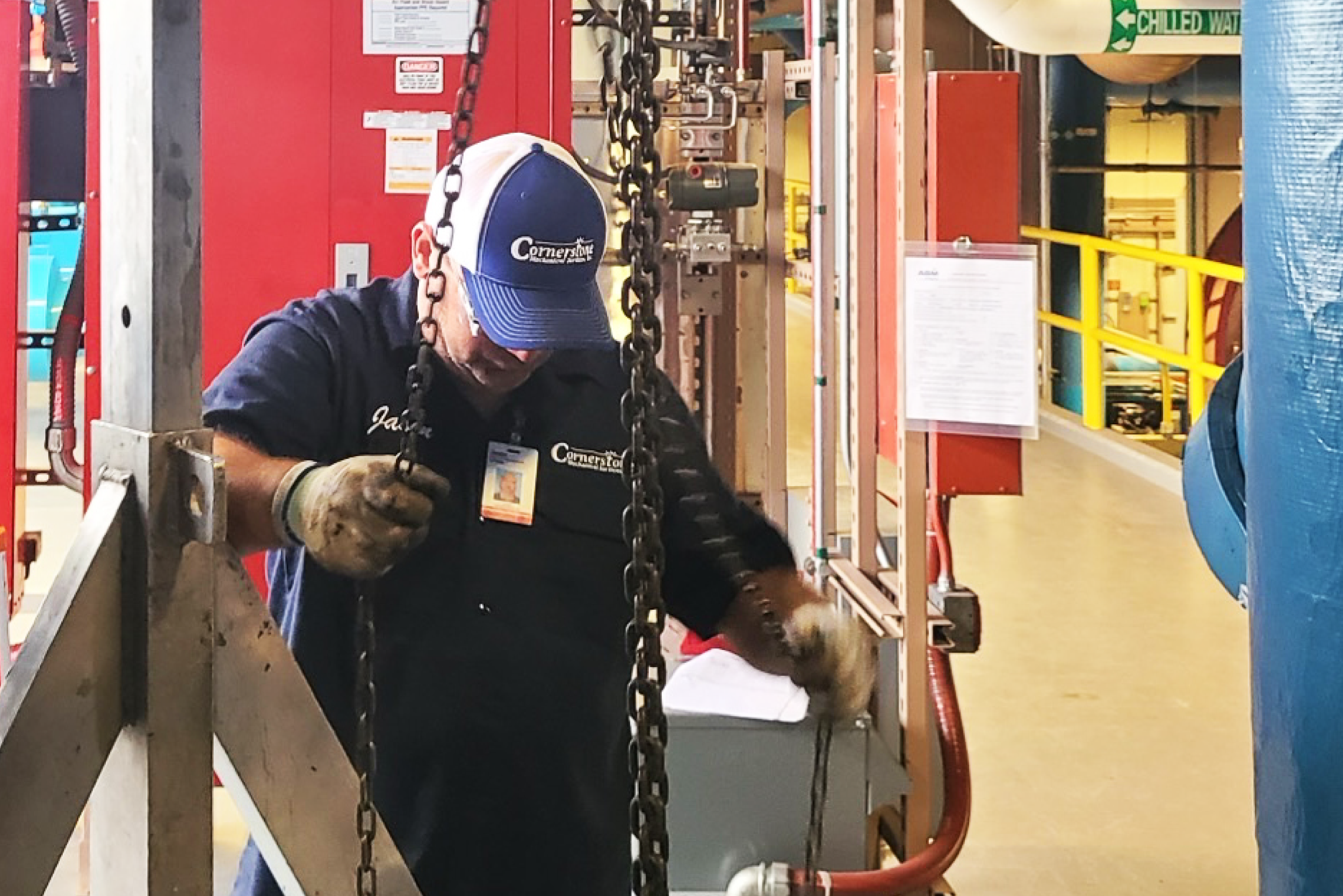 a man standing in front of a store