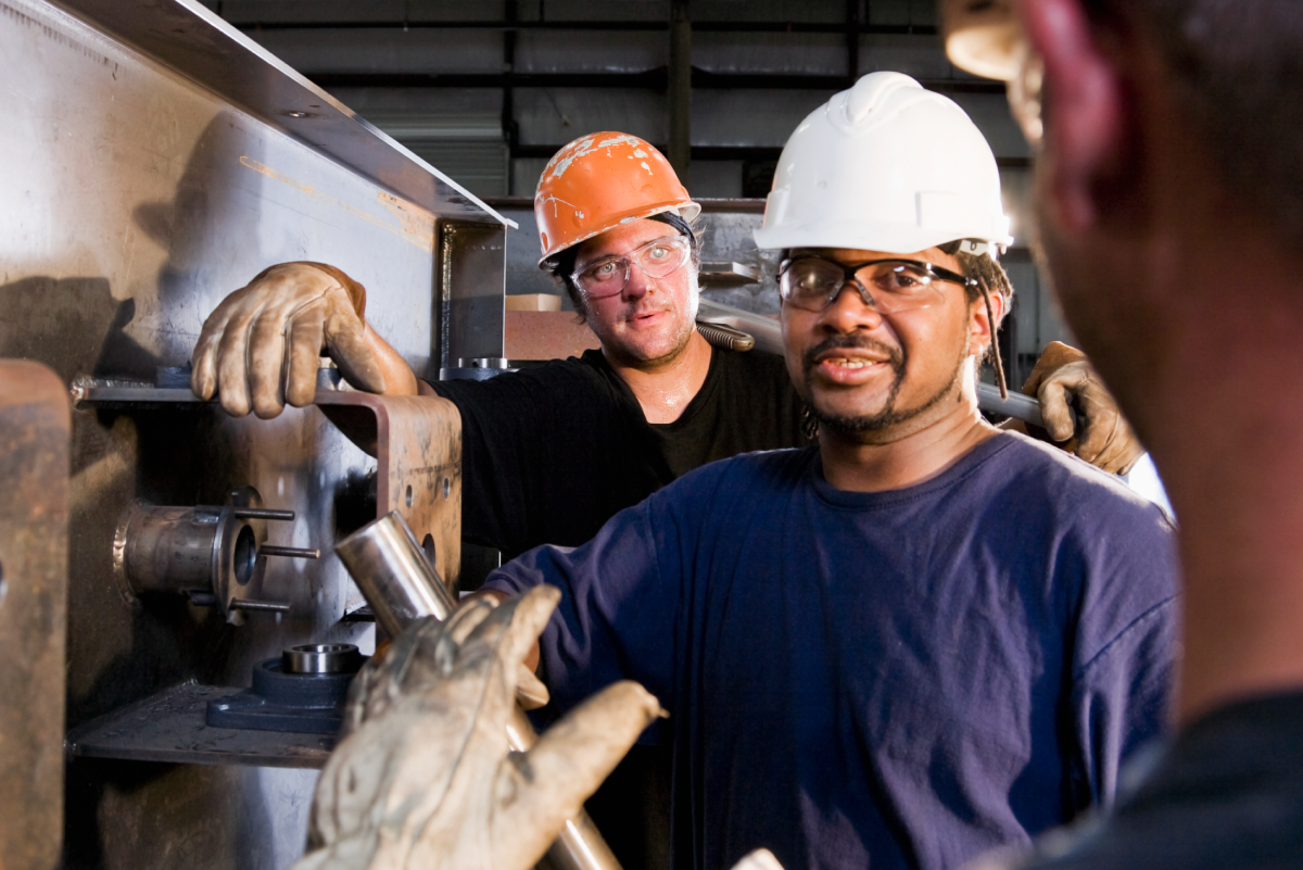 a man wearing a helmet