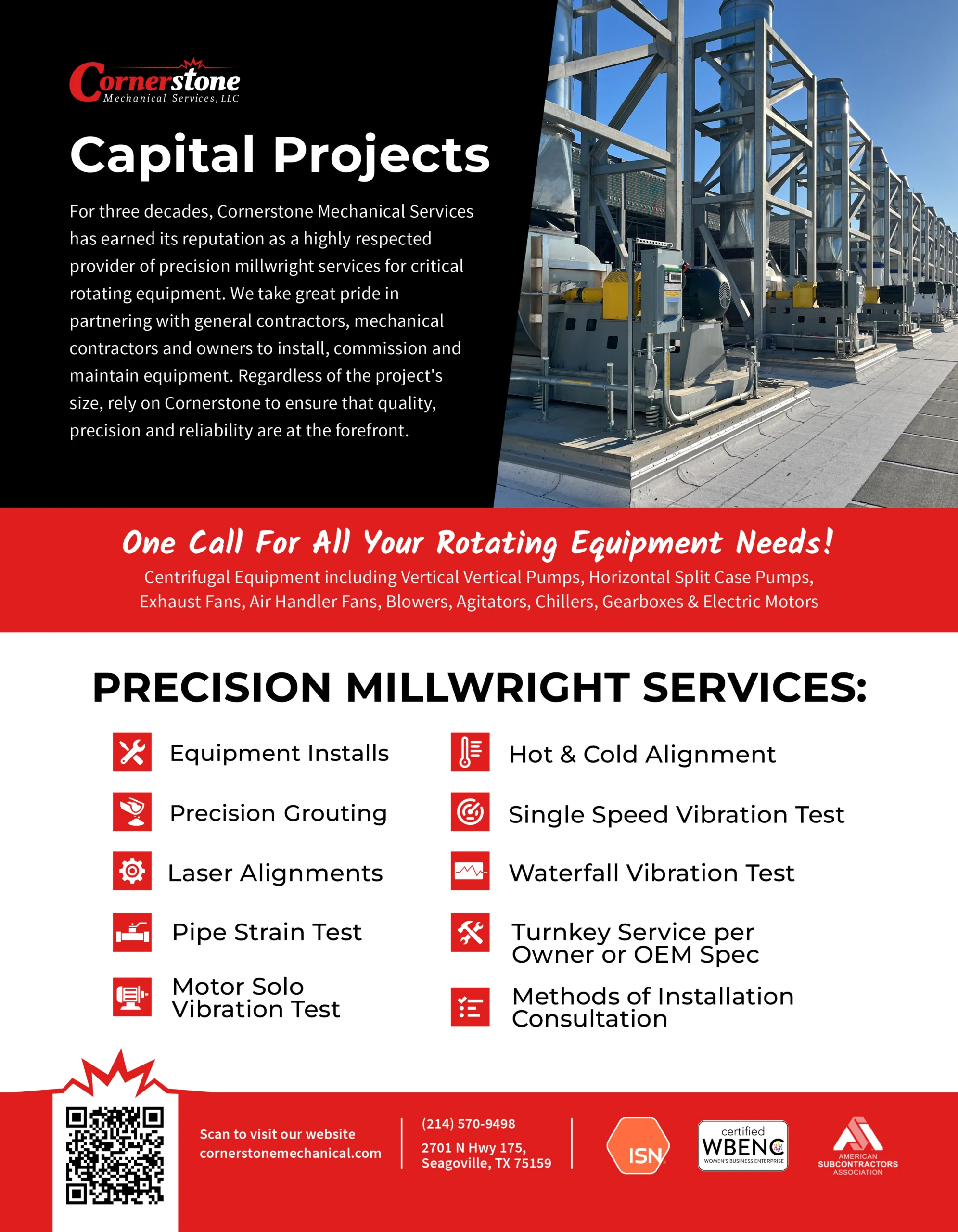 Cornerstone's Capital Projects Overview