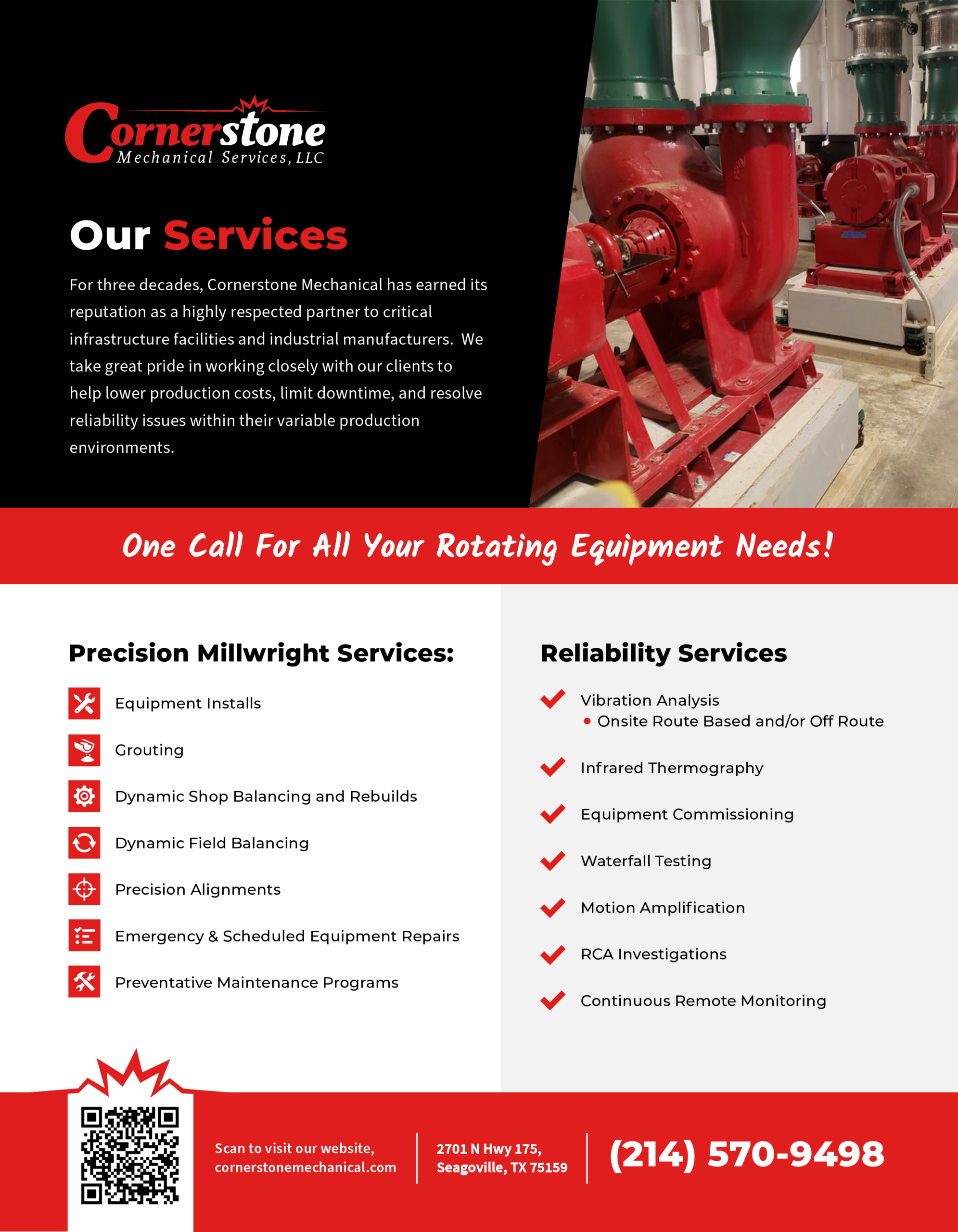 Cornerstone's Services Overview